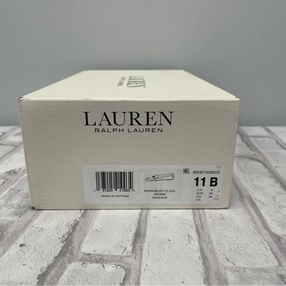 Lauren Ralph Lauren Women's Barnsbury Suede Loafer in Brown, Size 11 - NWT - Picture 7 of 7